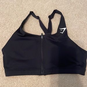 Gymshark zip up sports bra